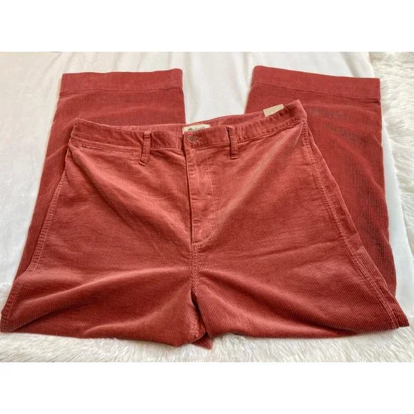 Madewell Slim Emmett Wide-Leg Crop Pants Size 32 - Picture 4 of 7